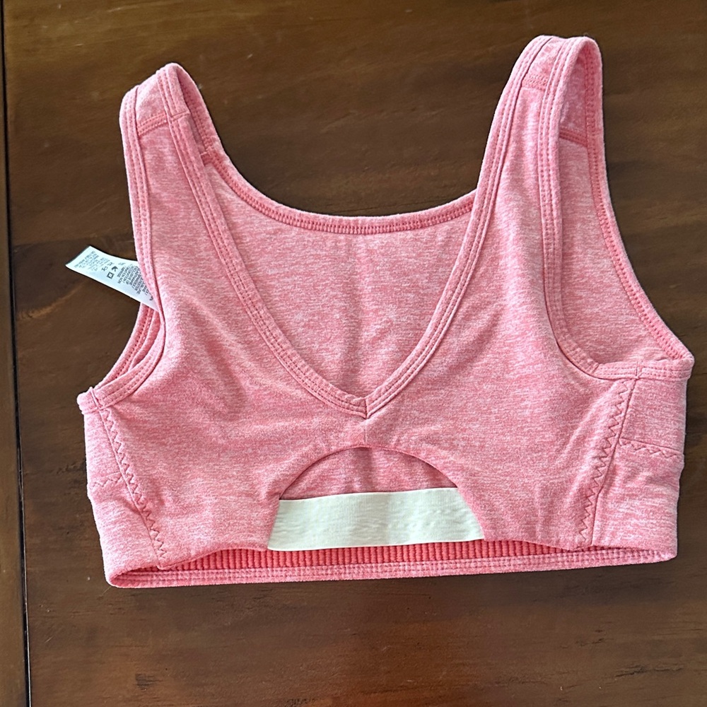 Set of 3 Sports Bra Trio - Black (Nike) White (Athleta) and Pink/Salmon (Nike) - Picture 6 of 9